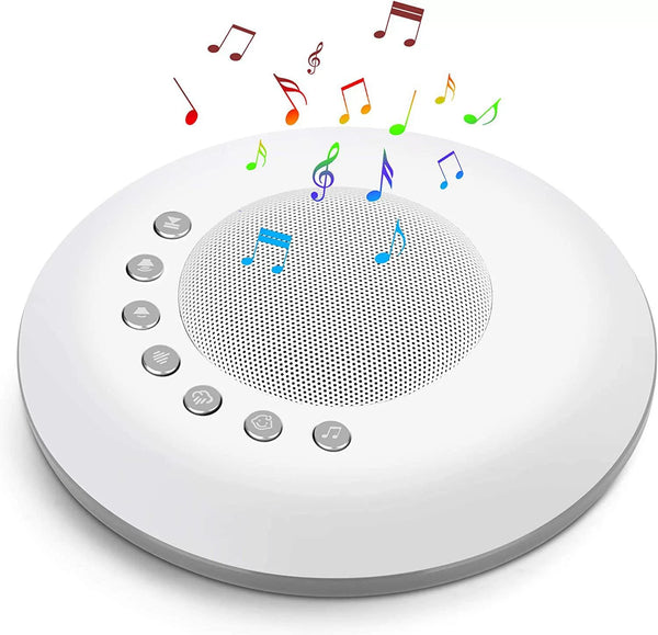 Baby White Noise Sleeper with 4 Types of Sound & Colorful Night Lights